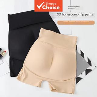 กางเกงชั้นในเสริมก้นเอวสูงสีดําและสีเบจ | 2 ชิ้นกางเกงขาสั้น…