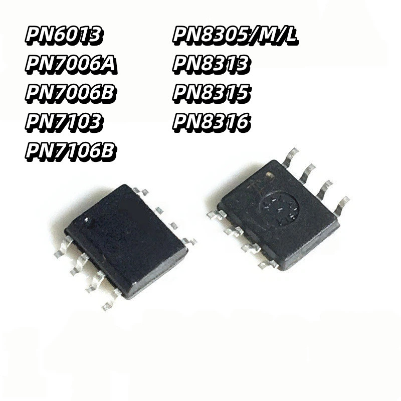 ยี่ห้อใหม่ PN6013 7006A/B 7103 7106B 8305L/M 8313 8315 8316 Patch SOP8