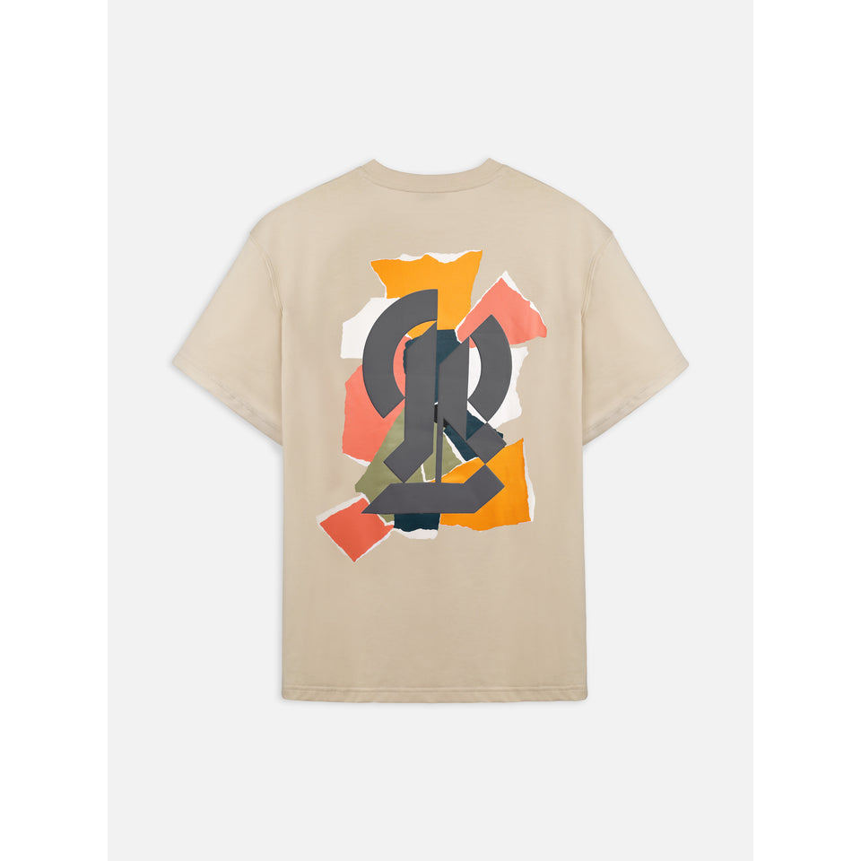 LAGENT Collage-Icon Printed Relaxed T-Shirt