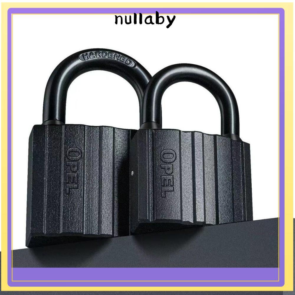 NULLABY ล็อครักษาความปลอดภัย, โลหะกันสนิม Heavy Duty กุญแจ, แบบพกพาปลอดภัยพร้อมปุ่มกันน้ํากันขโมย Lo
