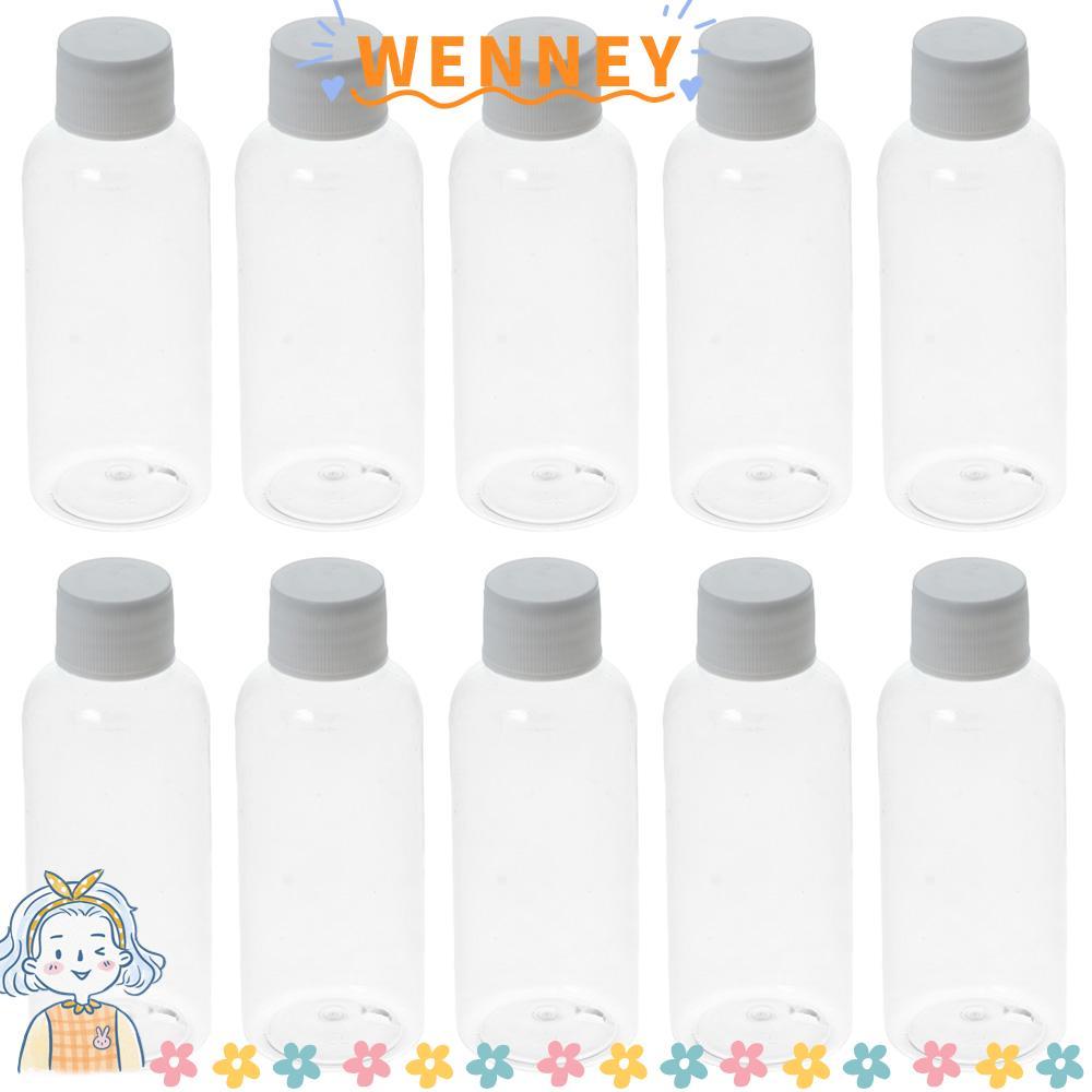 WEY 10 ชิ้น Ginger Shot ขวด 60ml Wellness Juice Shot สําหรับของเหลวภาชนะพลาสติกเกรดอาหาร