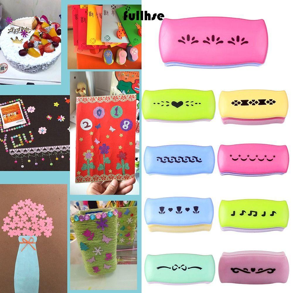 FULLHSE แฟนซี Border Punch Handmade ของขวัญตัดอุปกรณ์เครื่องตัดกระดาษ S การออกแบบดอกไม้
