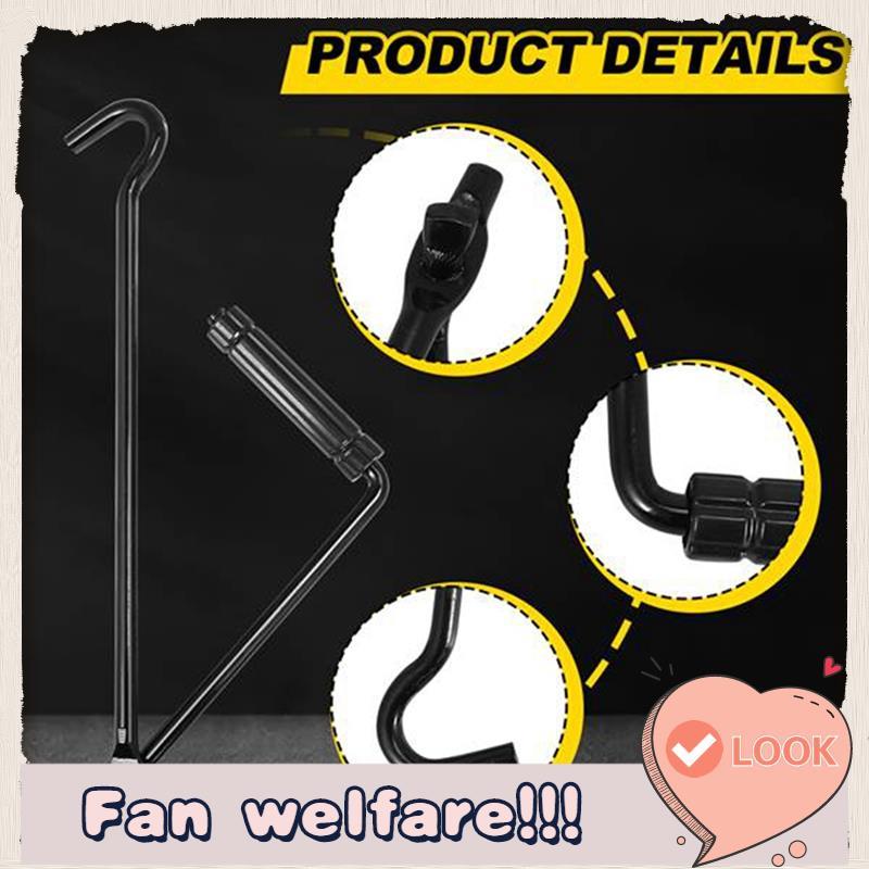 แจ็ครถ Hand Crank ล้อ Spanner Handle สําหรับกรรไกรรถ Lift