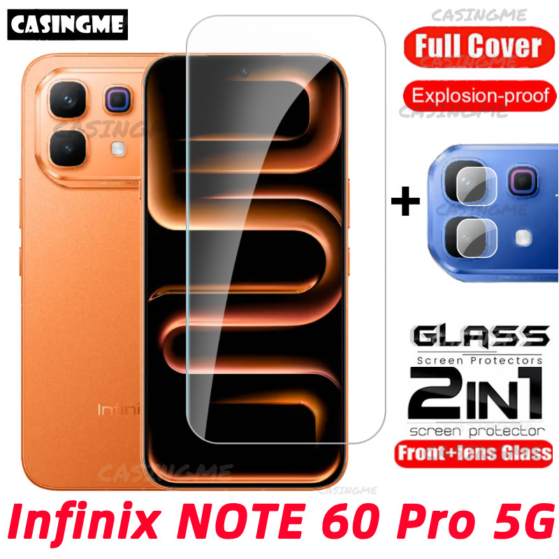 Infinix NOTE 60 Pro 5G 2026 กระจกนิรภัย Flim สําหรับ Infinix NOTE60Pro NOTE 60 Note60 60Pro Pro + 5G 4G ฟิล์มด้านหน้าด้านหลังเลนส์กระจกกลับกล้องเลนส์ป้องกันหน้าจอ