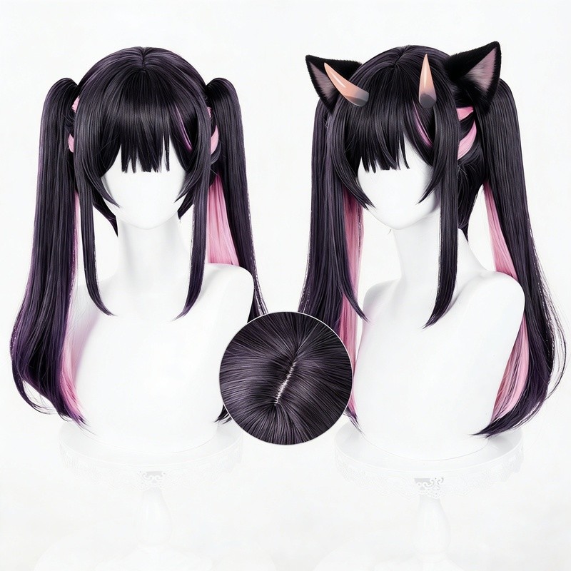 Clamp Kaguya-hime Chronospace Ponytail Two-Tone Cosplay Wig Noi