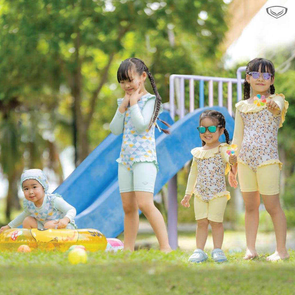 GRAND SPORT ชุดว่ายน้ำเด็กหญิง 1 ท่อนJUNIOR’S ONE-PIECE SWIMSUIT  รหัส : 342762