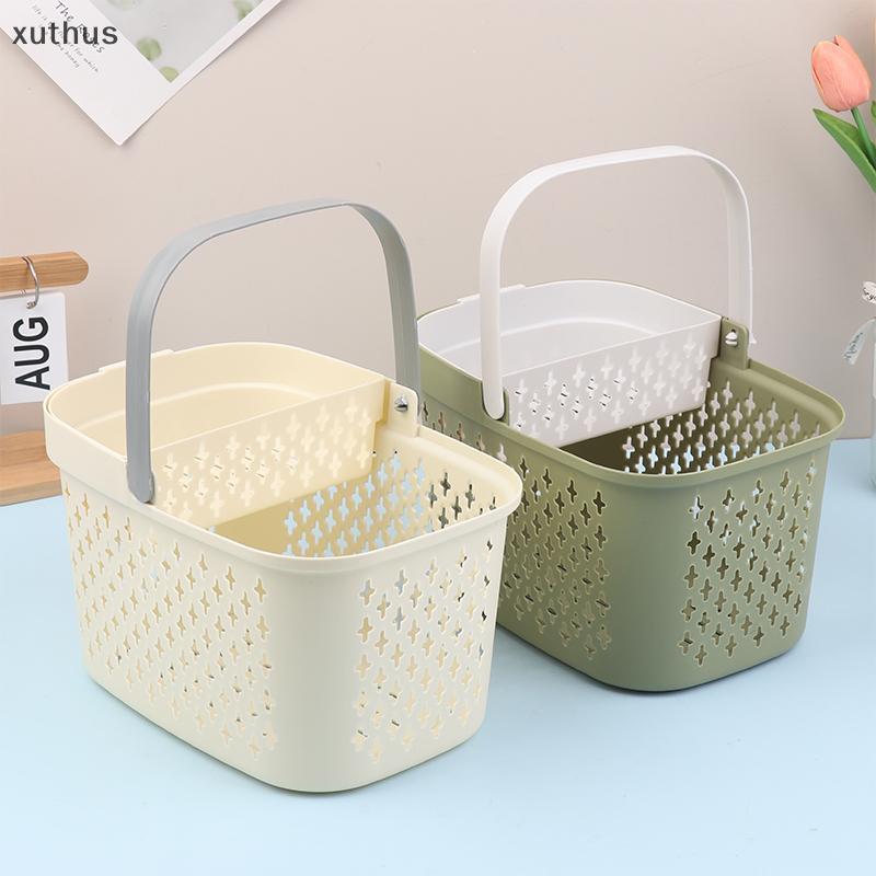 XUT พลาสติก Organizer ตะกร้าจับระบายน้ําถังขยะ Staable ตะกร้าเก็บสําหรับห้องน้ําห้องครัว Camp Gym N