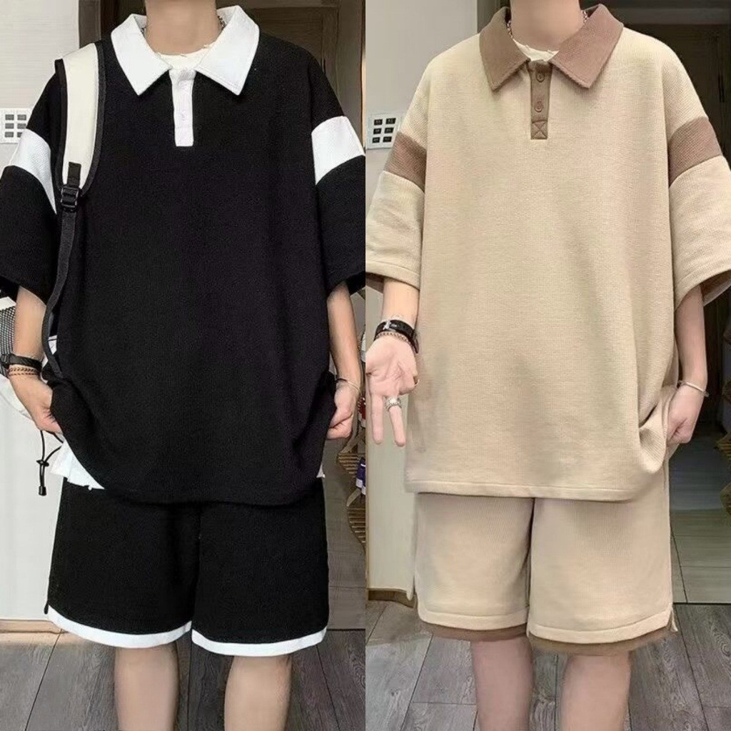 Chaistyle ฤดูร้อน ลำลอง ชุดกีฬาผู้ชาย ใส่สบายระบายอากาศได้ดี