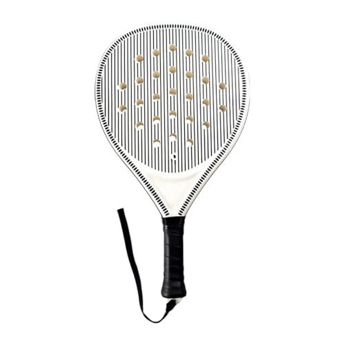 Dickly Padel Racket, Carbon Fiber Surface, EVA Foam Core, Lightweight Padel Tennis Racket, 1 Racket 