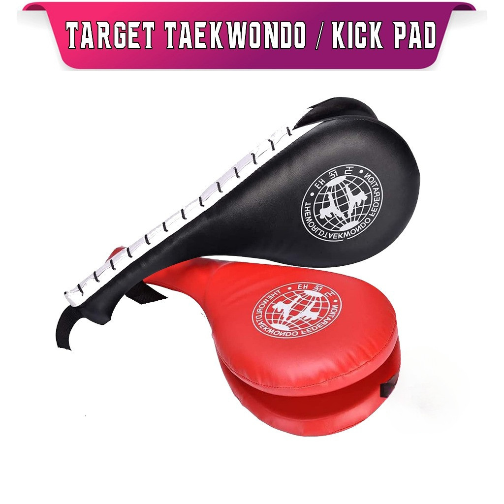 [366SH] Taekwondo Target Kickpad Kick Pad Double Foot Target Karate Kick Pad