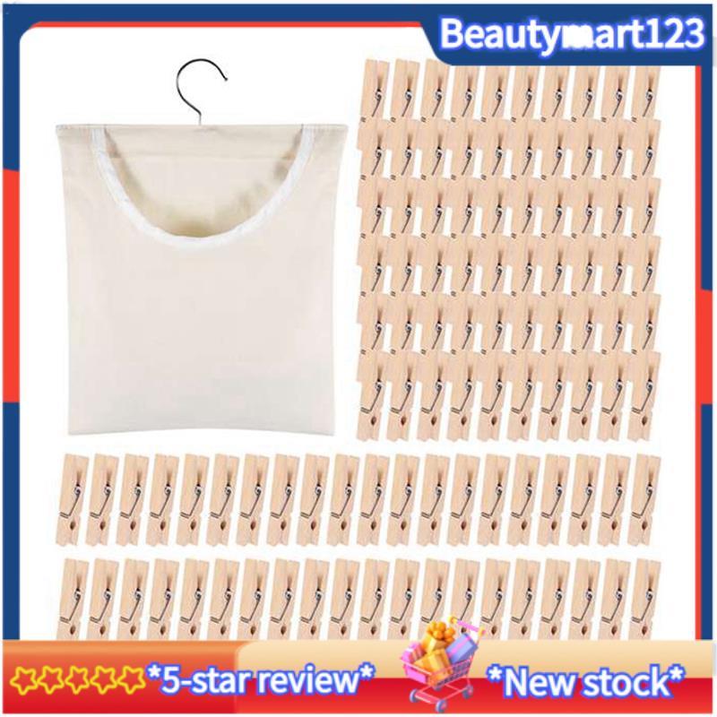 BMHandy Laundry Clothespin Bag, Semi-Closed Canvas Tuppy Storage Hanger Bag, Hanging Storage Organiz