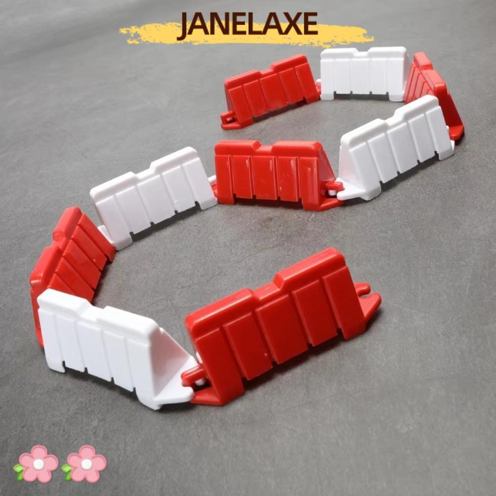 JANELAXE932JN 50pcs แผงกั้นถนน,พลาสติก Mini อุปสรรค Track Highway Splicing แผนที่บล็อก, RC ของเล่นอุ