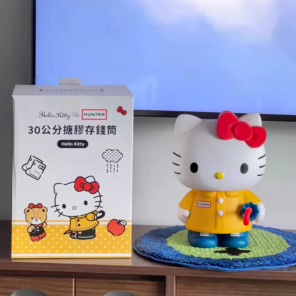 จัดส่งทันที ของแท้ HelloKitty Hello Kitty 30cm 711 Piggy Bank Vinyl Gift Limited