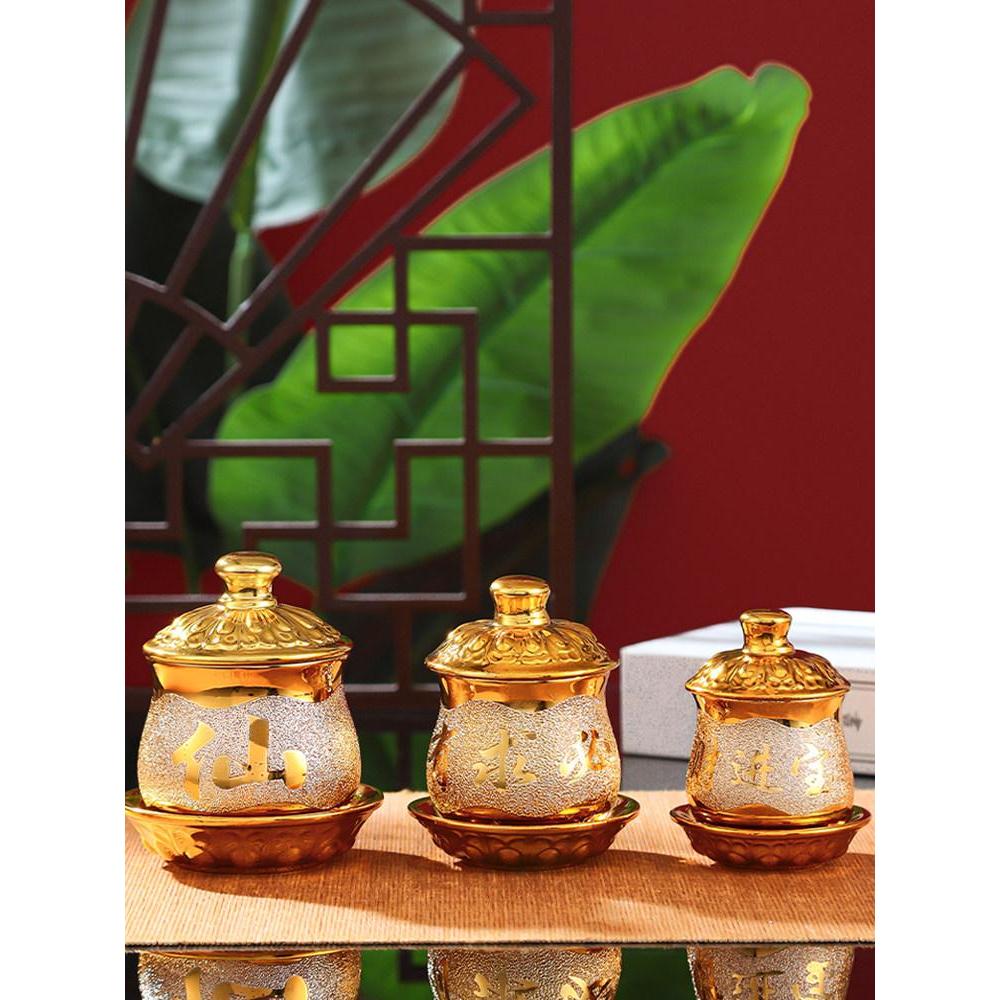 เซรามิค Shajin Water Supply ถ้วยน้ํา Buddha Holy Water Home