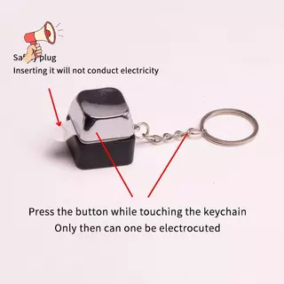 [MZ] Electric Sho คีย์บอร์ดไฟฟ้าพวงกุญแจ Street Tri Novelty Item Fidget พวงกุญแจ Shoing Handshake Tri Clier ของเล่น 1PC [TH]