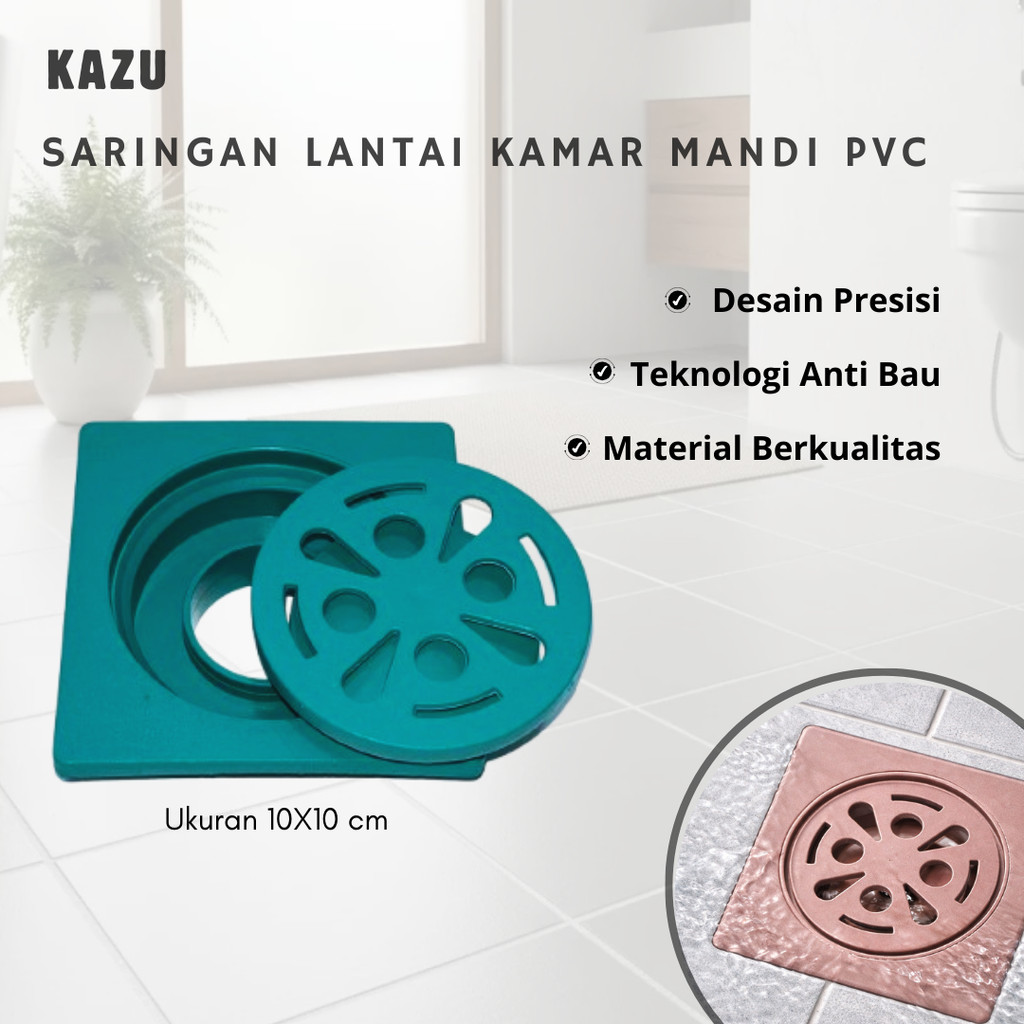 KAZU BOWL FLOOR StraINER / HYGIENNIC พลาสติกป้องกันห้องน้ําพื้น