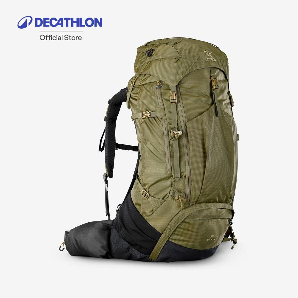 Decathlon Men’S Trekking Backpack กระเป๋าเดินป่าเทรคกิ้งสำหรับผู้ชาย รุ่น Mt500 Air ขนาด 60+10 ลิตร 