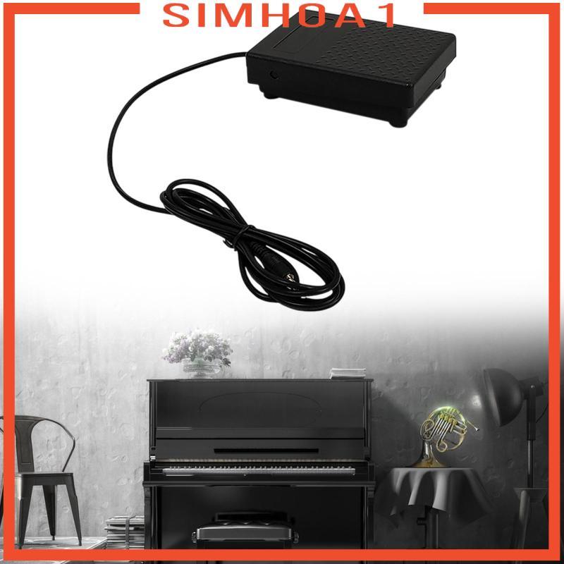 [Simhoa1] เปียโน Sustain Pedal Universal Sustain Pedal สําหรับเปียโนอิเล็กทรอนิกส์การออกกําลังกายเคร
