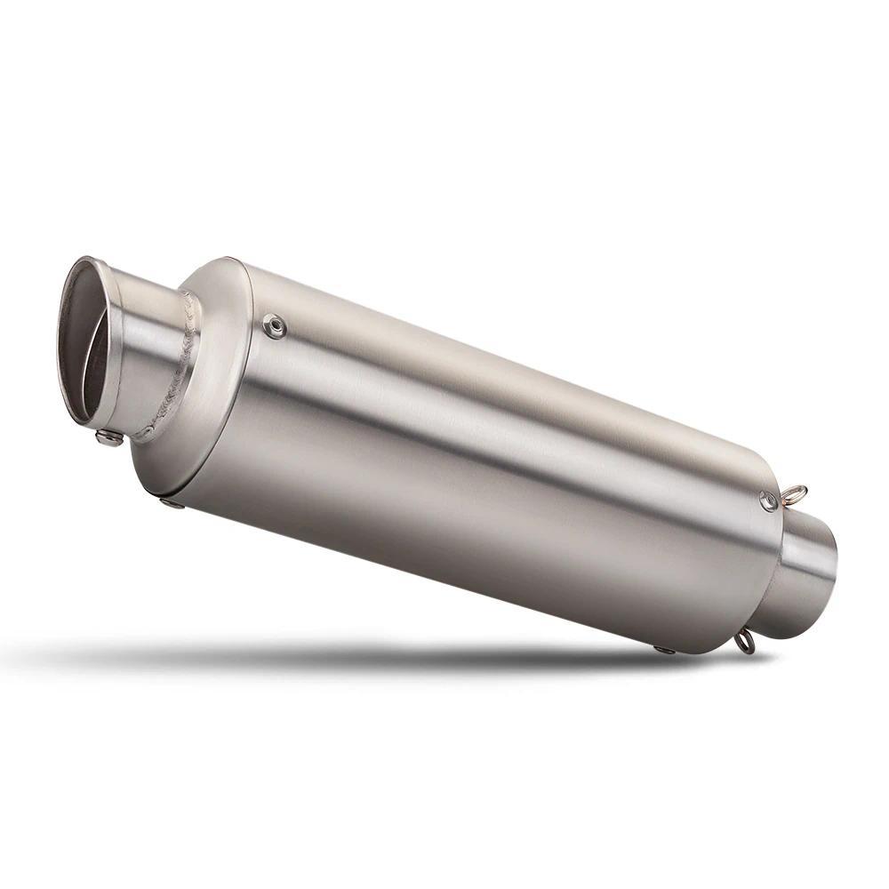 51MM สากลรถจักรยานยนต์ท่อไอเสียท่อหนี Moto สำหรับ Er6n SV650 Z800 R1 CB650F CB1000R CBR250R