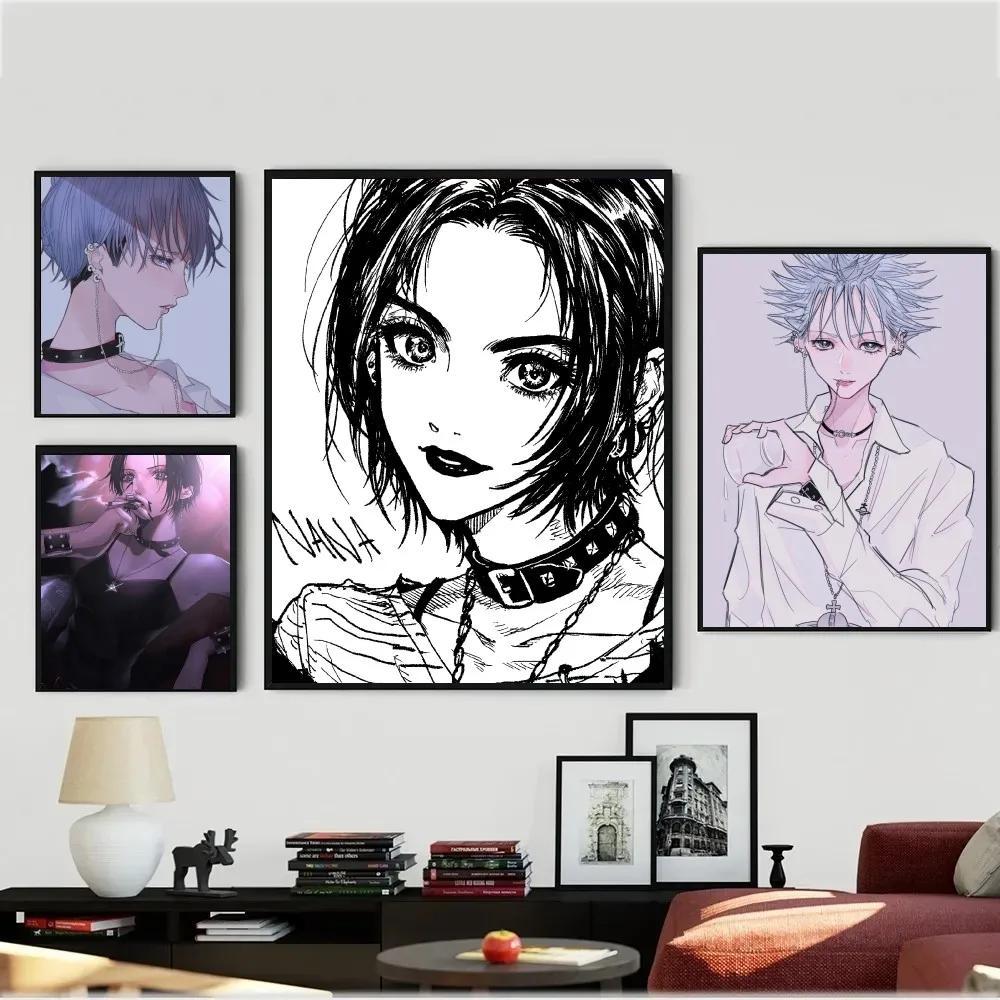 Vintage NANA อะนิเมะโปสเตอร์ขนาดใหญ่ Aesthetic Wall Art สติกเกอร์
