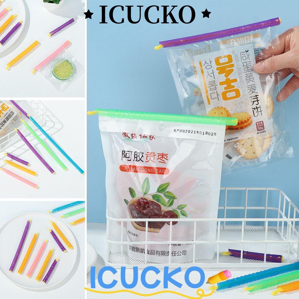 ICUCKO 5PCS Magic Sealer Stick นํากลับมาใช้ใหม่บ้านปฏิบัติสดล็อค