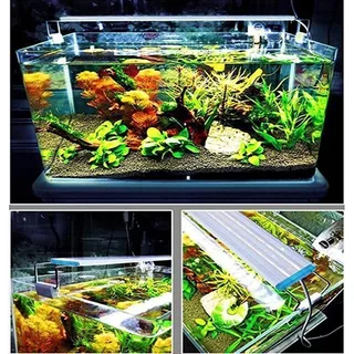 ไฟ LED ตู้ปลา RGB 3 สี แสงสีน้ำเงินเรืองแสง กระตุ้นการเจริญเติบโตของพืชน้ำและเร่งสีปลา เหมาะสำหรับตู้ไม้น้ำ-ตู้ปลาสวยงาม