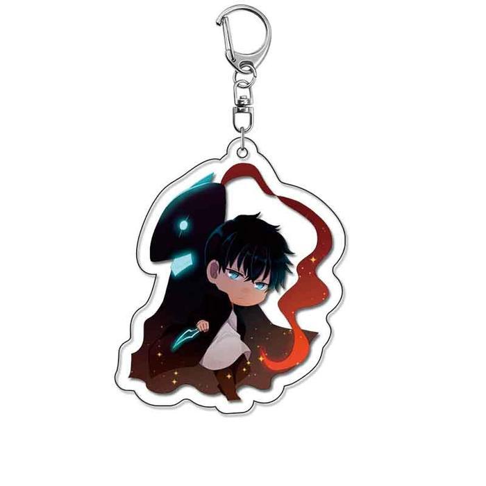 Gantungan Kunci Solo Leveling Akrillik Transparan พวงกุญแจ Sung Jinwoo ของที่ระลึก Hadiah Ganci อะนิ