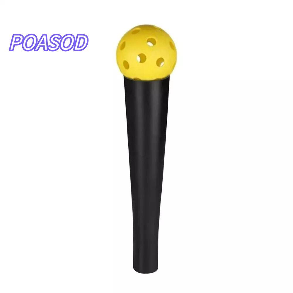 MAYSHOW Ball Support, Horn Tube Baseball Batting Trainer Baseball Horn Tube, Tee Accessories Rubber 
