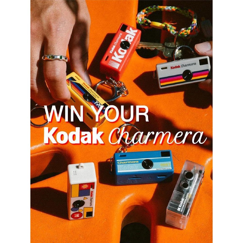 Kodak/Kodak Charmera พวงกุญแจ 1987 Mini Digital Mystery กล่องกล้อง CCD ของขวัญสําหรับเพื่อน