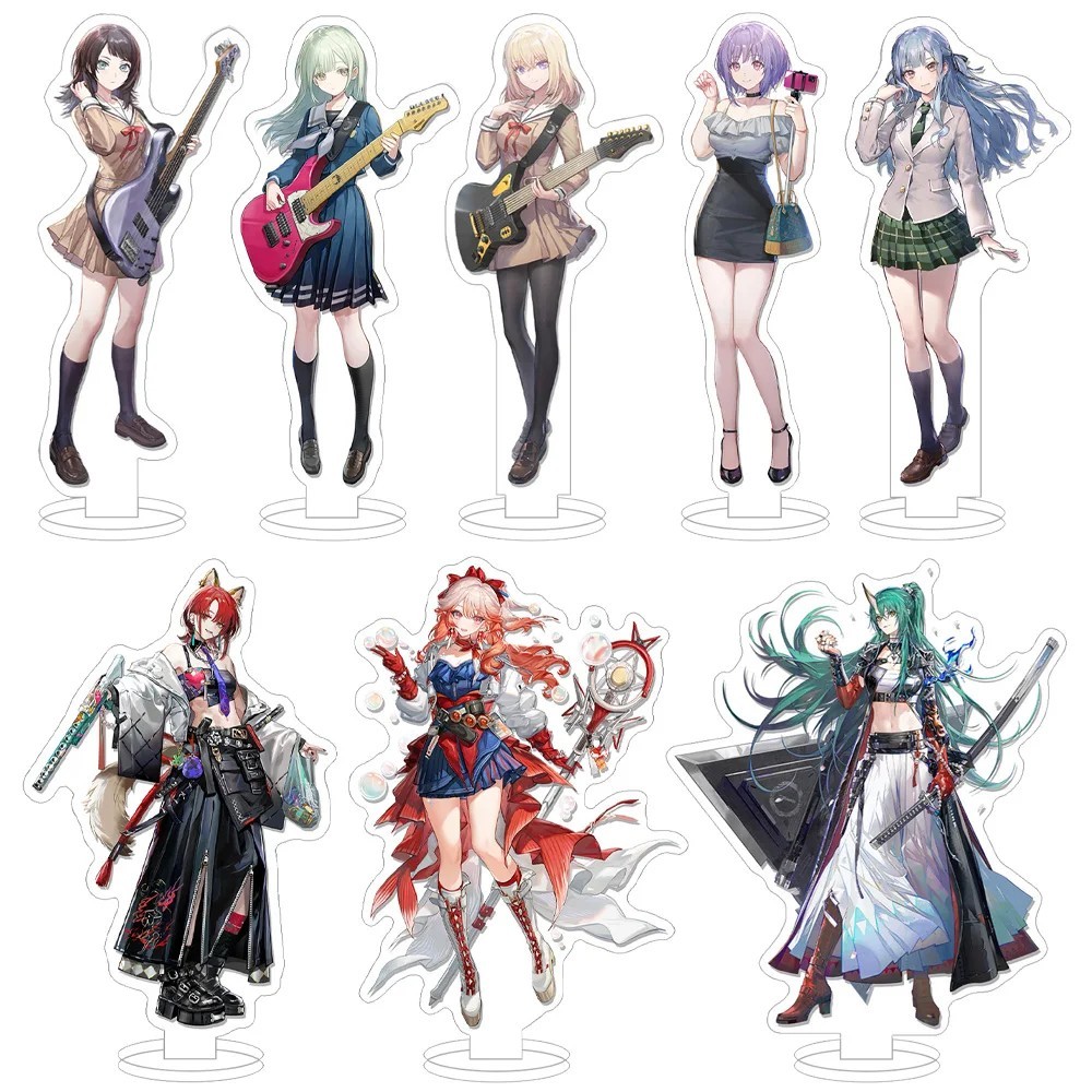 Standee อะนิเมะ Arknights x Ave Mujica รุ่น Yahata Umiri Togawa Sakiko Wakaba Mitsumi Misumi Uika Ny