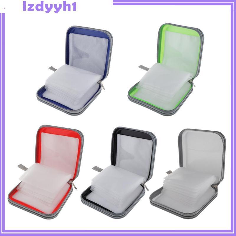 [JoyDIY] CD Case, 40 ความจุ DVD Case CD Storage Organizer Protective DVD Storage
