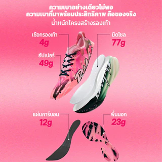 รองเท้าวิ่งคาร์บอน 2026 BMAI Carbon 3.0 Turbo Unisex กันลื่น สำหรับมาราธอน เบา แผ่นคาร์บอน คืนแรงดี