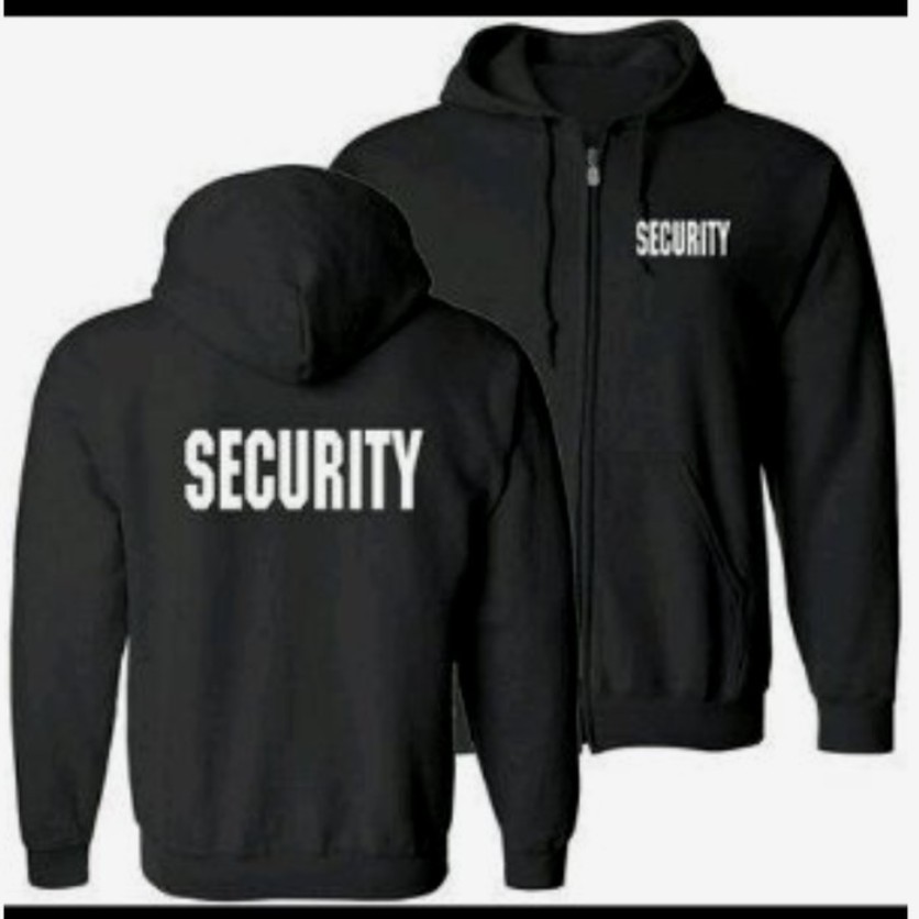 COD Jacket Hoodie Halfzipper Sweater Security Dpn Blkg Plain Custom Security Guard (Custom Personalised)
