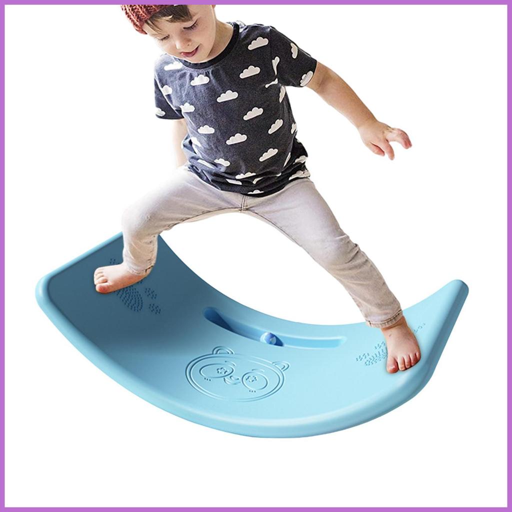 Wobble BALANCE BOARD Non-slip BALANCE BOARD โค้ง Bouncy Ball BALANCE ของเล่นมัลติฟังก์ชั่เด็กเปิด En