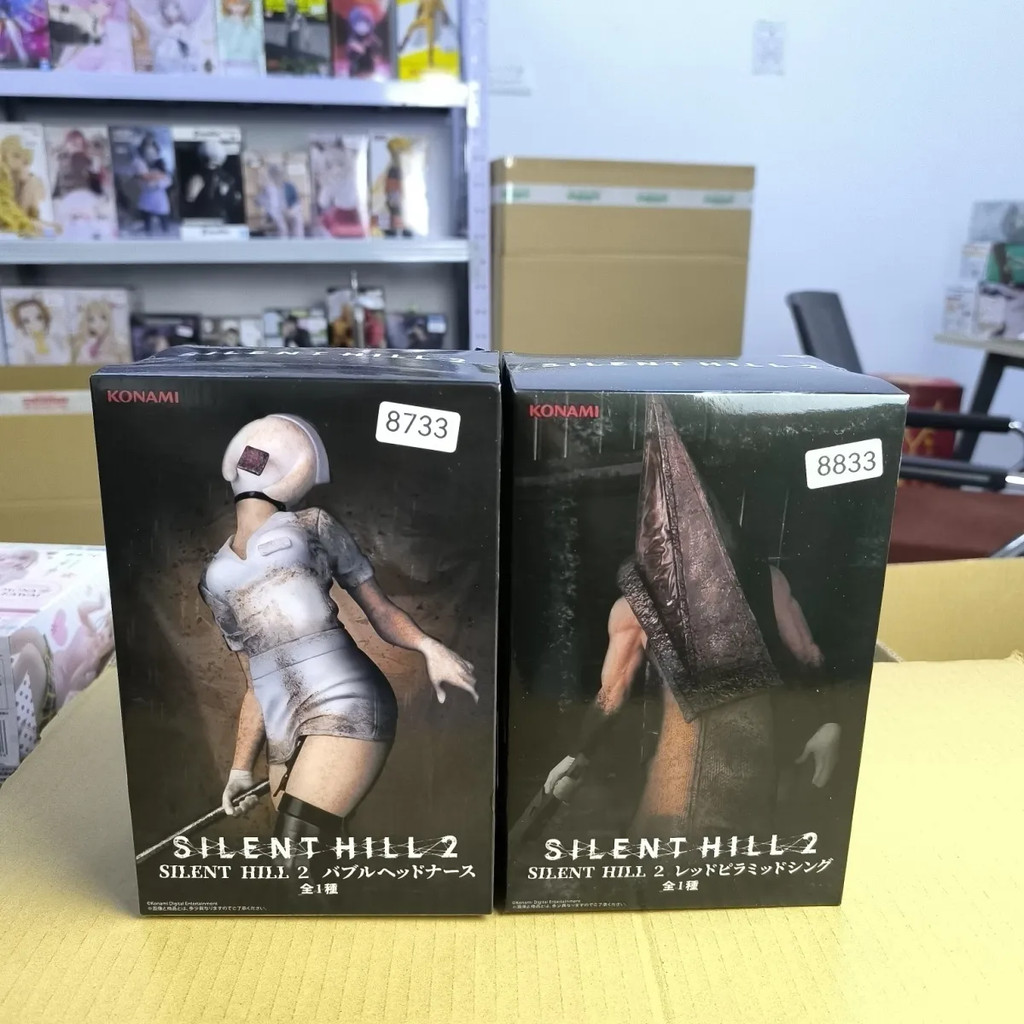 Qun เวอร์ชั่นญี่ปุ่นยี่ห้อใหม่ Silent Ling Bubble Head Red Pyramid Scenery Figure