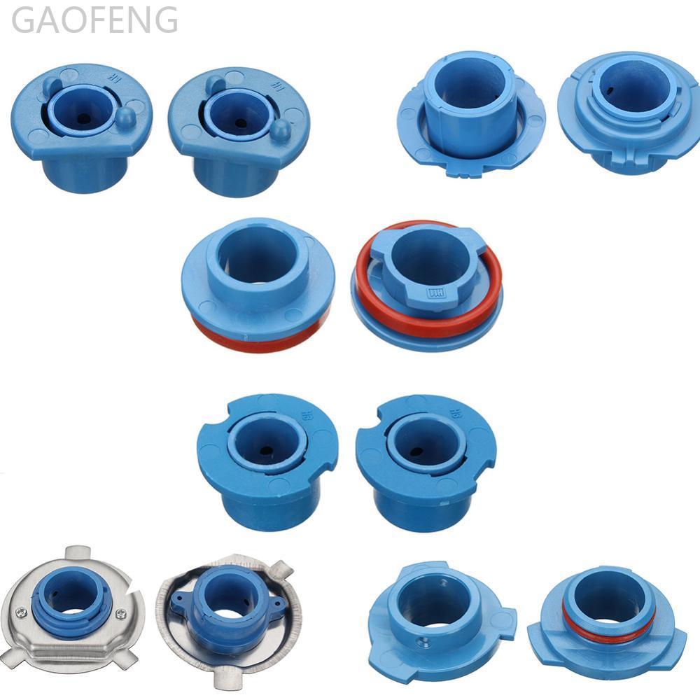 GAOFENG 2 ชิ้น LED ไฟหน้าหลอดไฟฐานอะแดปเตอร์ซ็อกเก็ต Retainer H1/H3/H4/H7/H11/HB3 T8V4