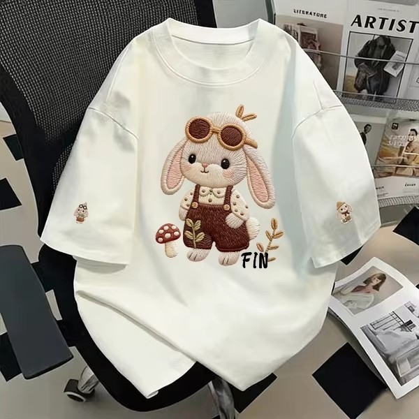🌷ChillTee🌷เสื้อแฟชั่น เสื้อยืด oversize ผ้าฝ้าย แนวสตรีท ไม่ต้องรีดผ้า สวมใส่สบาย ผ้านิ่ม  ลาย  "WASSUP HSUBE"