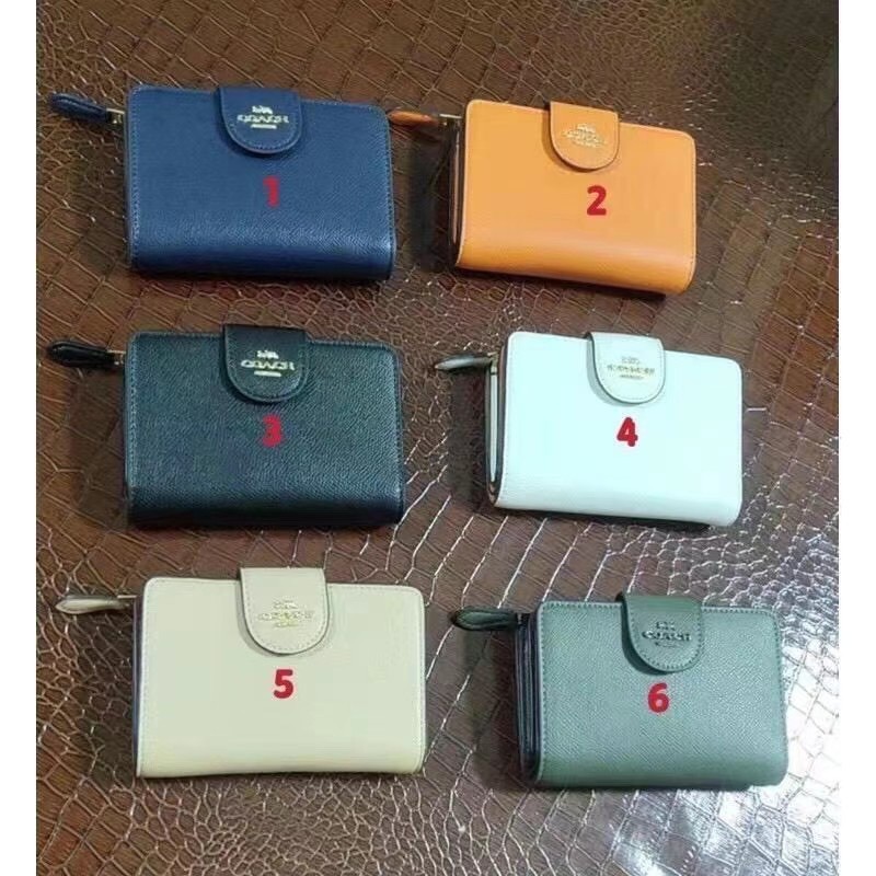 Wallet 6390 กระเป๋าสตางค์ผู้หญิง กระเป๋าใส่เหรียญซิปกลาง