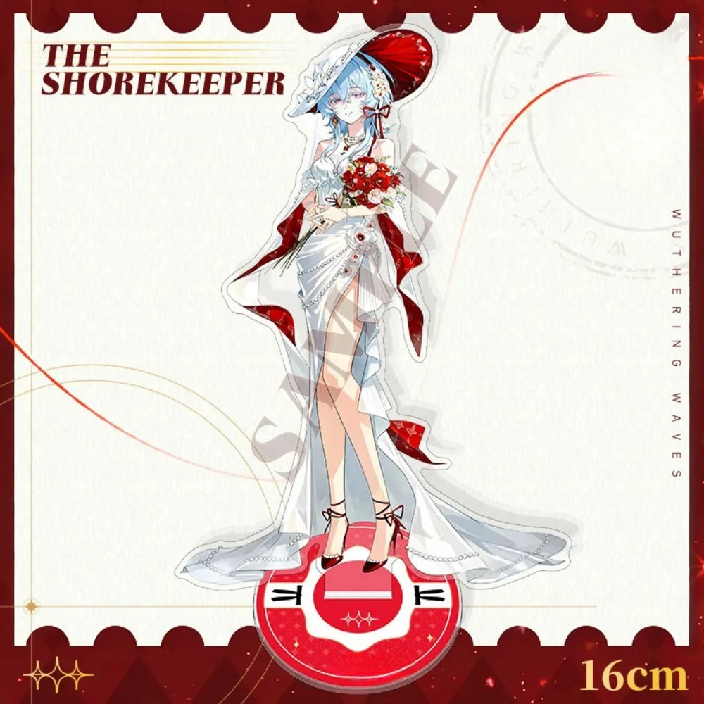 Standee Wuthering Waves รุ่น Shorekeeper Camellya Qiu หยวนเกม Wuwa อะคริลิค micha 16 ซม.โต๊ะเรียนตกแ