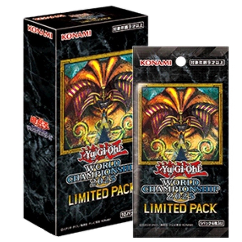 [คอลเลกชันสนุก] Yu-Gi-Oh 25LP เวอร์ชั่นญี่ปุ่น WCS2025 World Championship Limited Package การ์ดของแท