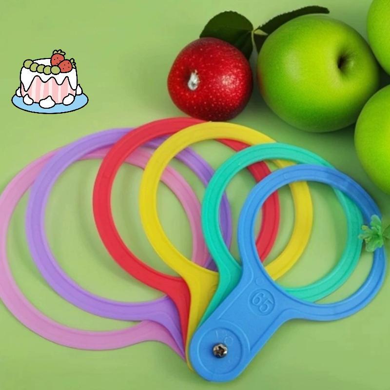 [Sep] 13 ชิ้น 30-120 มิลลิเมตรพลาสติกผลไม้วัด Lap เส้นผ่านศูนย์กลางวัดวงกลมไม้บรรทัดเครื่องมือวัดขนา