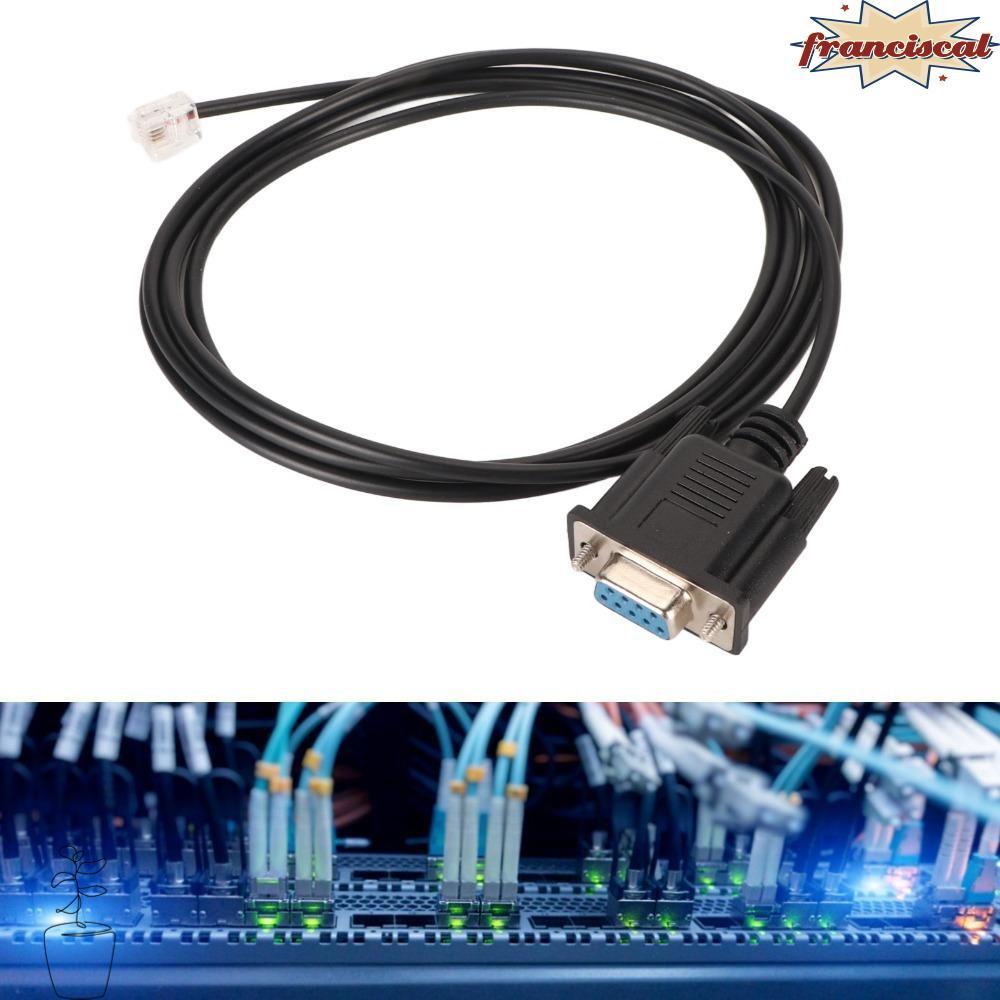FRANCISCAL RS232 DB9Pin หญิง RJ11 RJ12, หญิง Plug and Play 6P6C LAN , Anti-interference Serial คอนโซ
