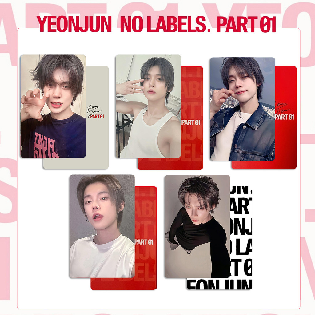 5-6pcs Soobin YEONJUN NO LABELS PART 01 Photocards The Star Chapter TOGETHER Starkissed Love Languag