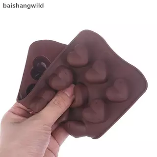 Bwth แม่พิมพ์ซิลิโคนรูปหัวใจ 3D สําหรับเยลลี่ช็อกโกแลต มูส และขนมอบขนม