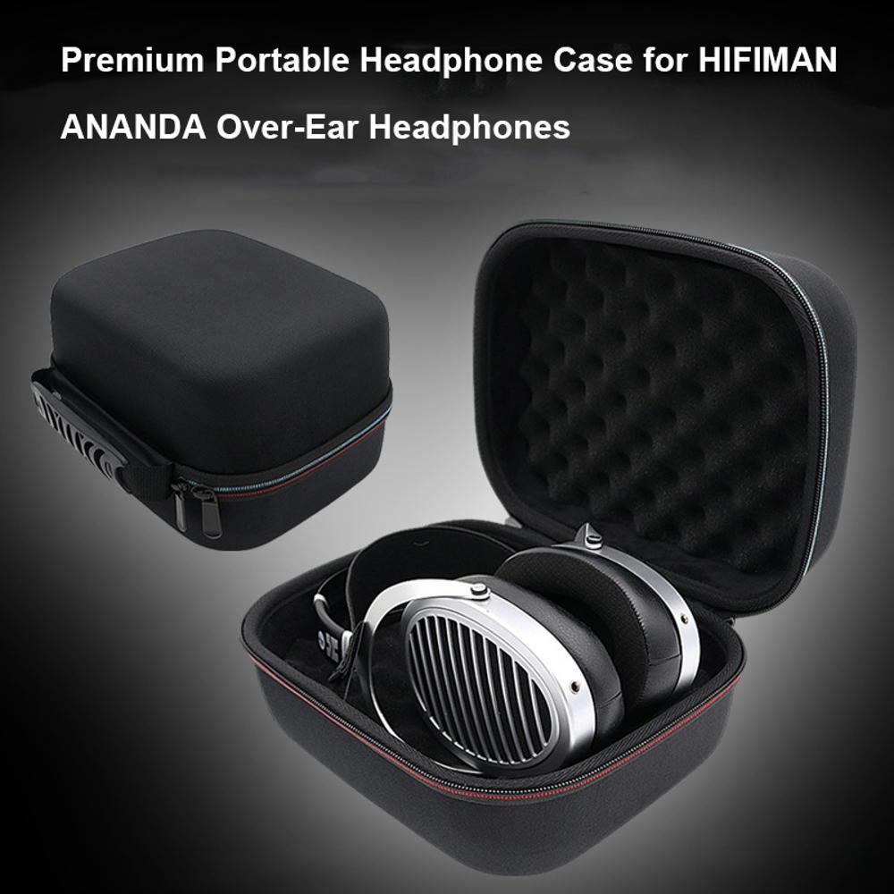 กระเป๋าเดินทางแบบแข็งสําหรับหูฟัง HIFIMAN ANANDA, ถุงเก็บกันกระแทกผ้า EVA Oxford พร้อมโฟมป้องกันและท