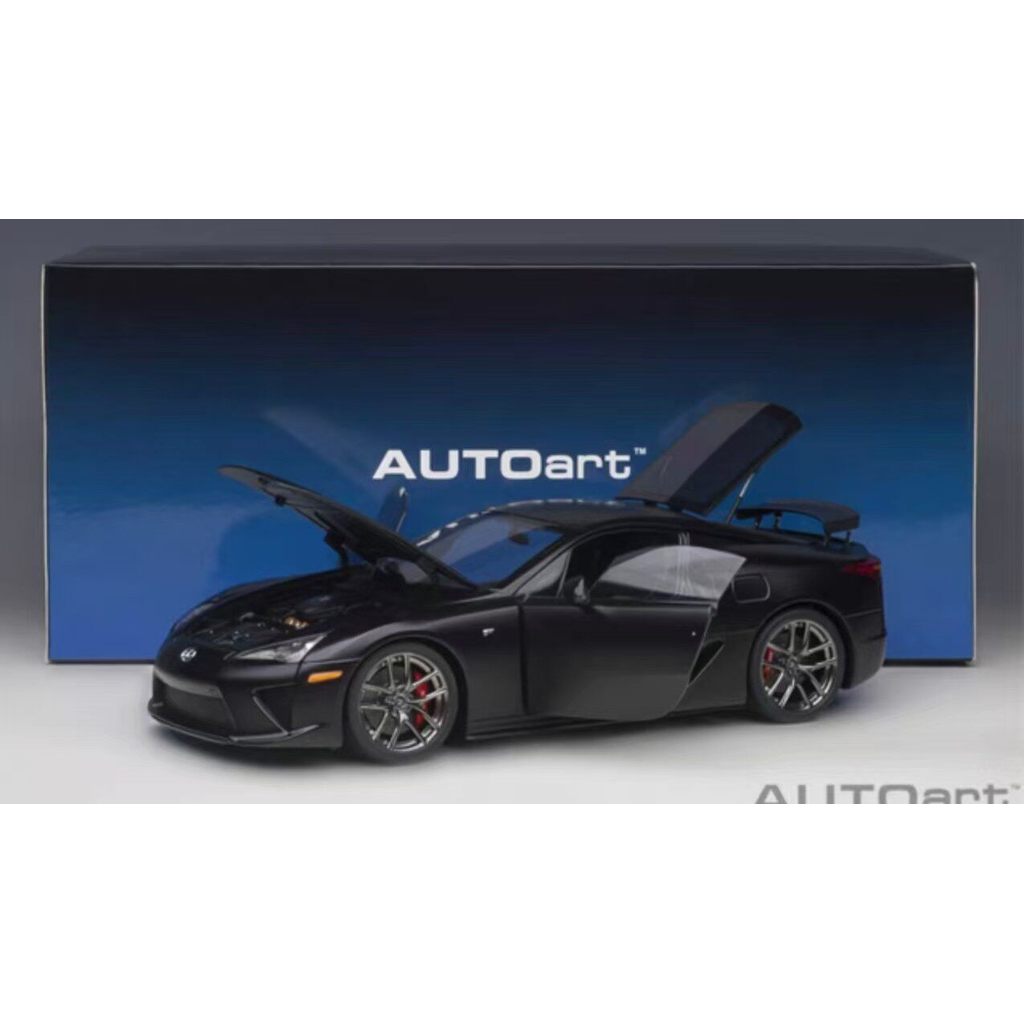 AUTOart AUTOart 1: 18 LEXUS LEXUS LFA Matte Black Car Model Collection On Delivery