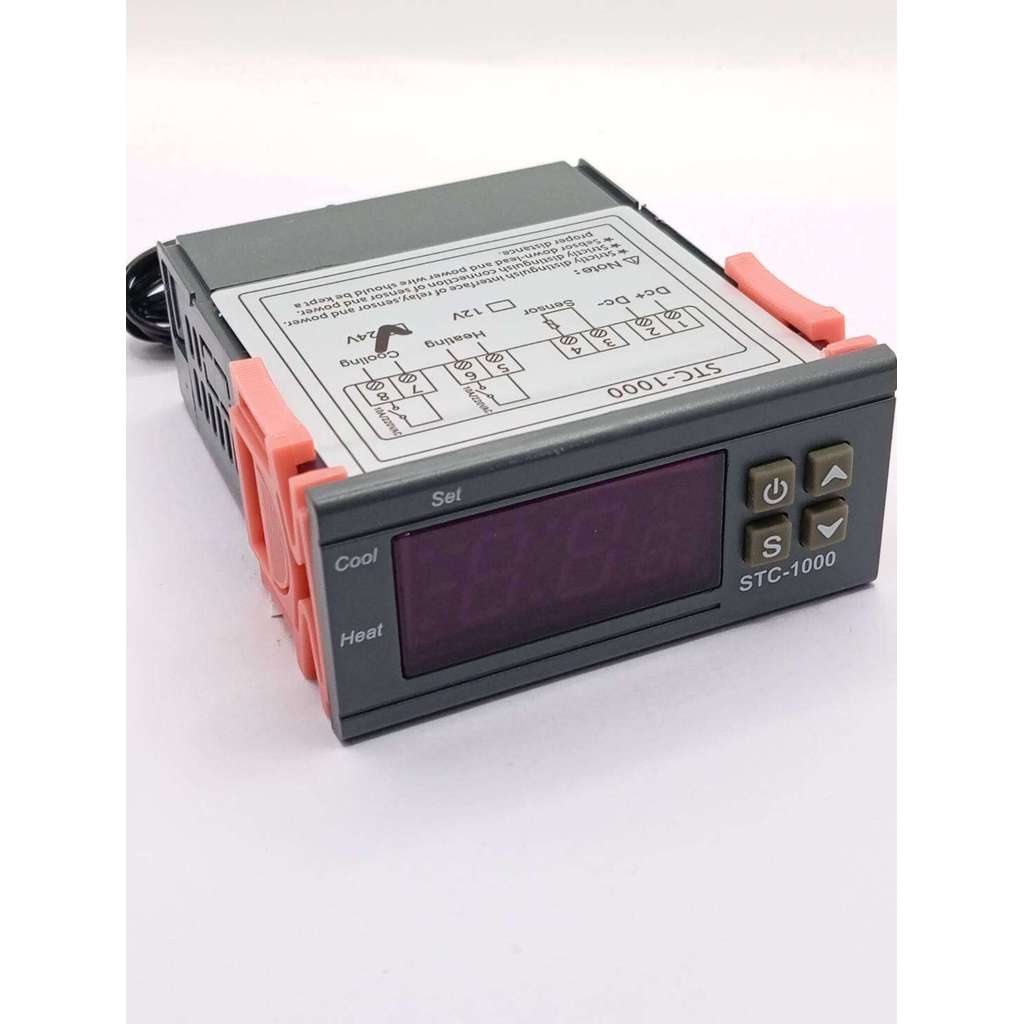 New แท้ STC-1000 12v 24v 220VAC เครื่องควบคุมอุณหภูมิ Digital Temperature Controller Heating/Cooling