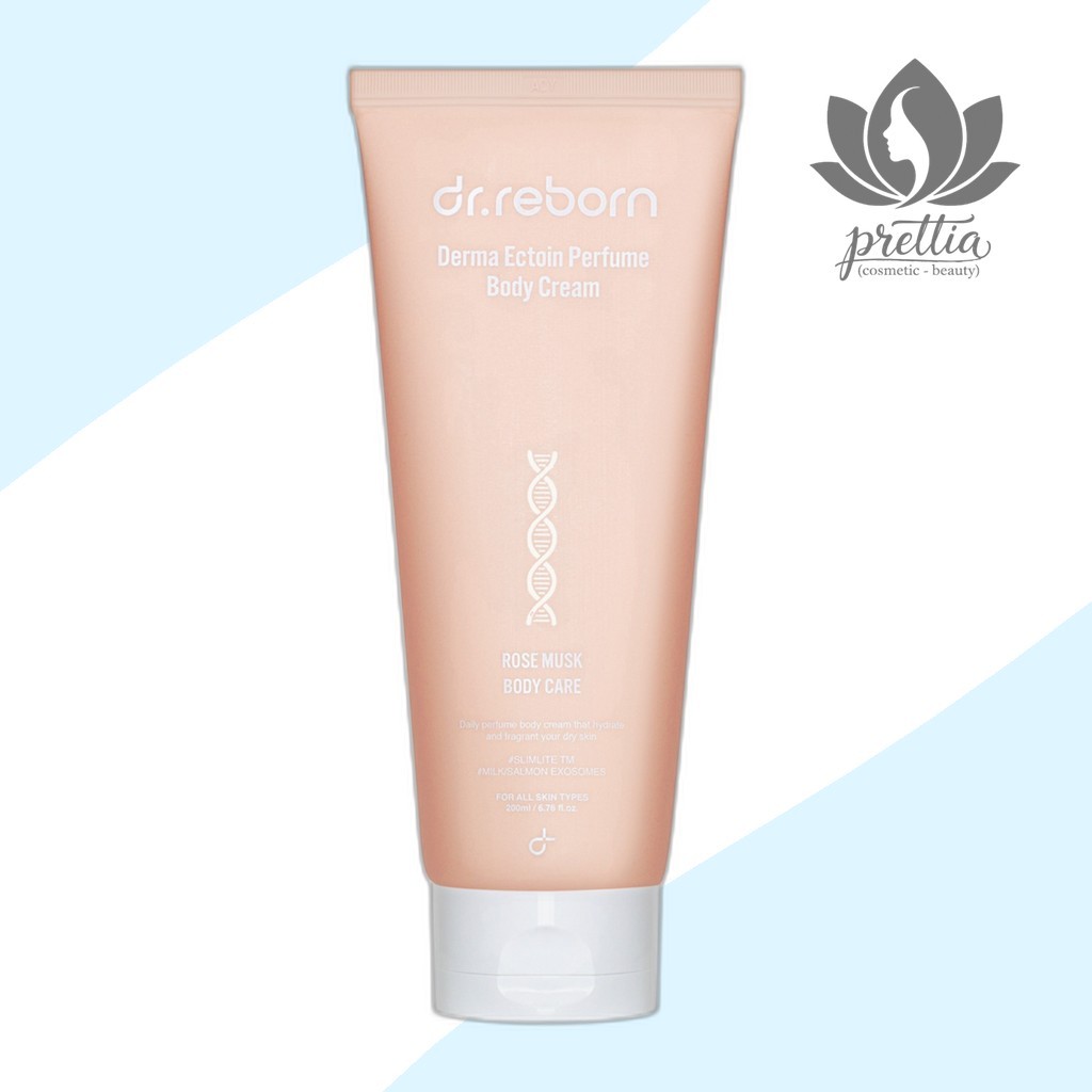 [dr.reborn] Derma Ectoin Perfume Body Cream (Rose Musk), 200 ml, 1 ชิ้น / Korean Body Cream / กลิ่น 