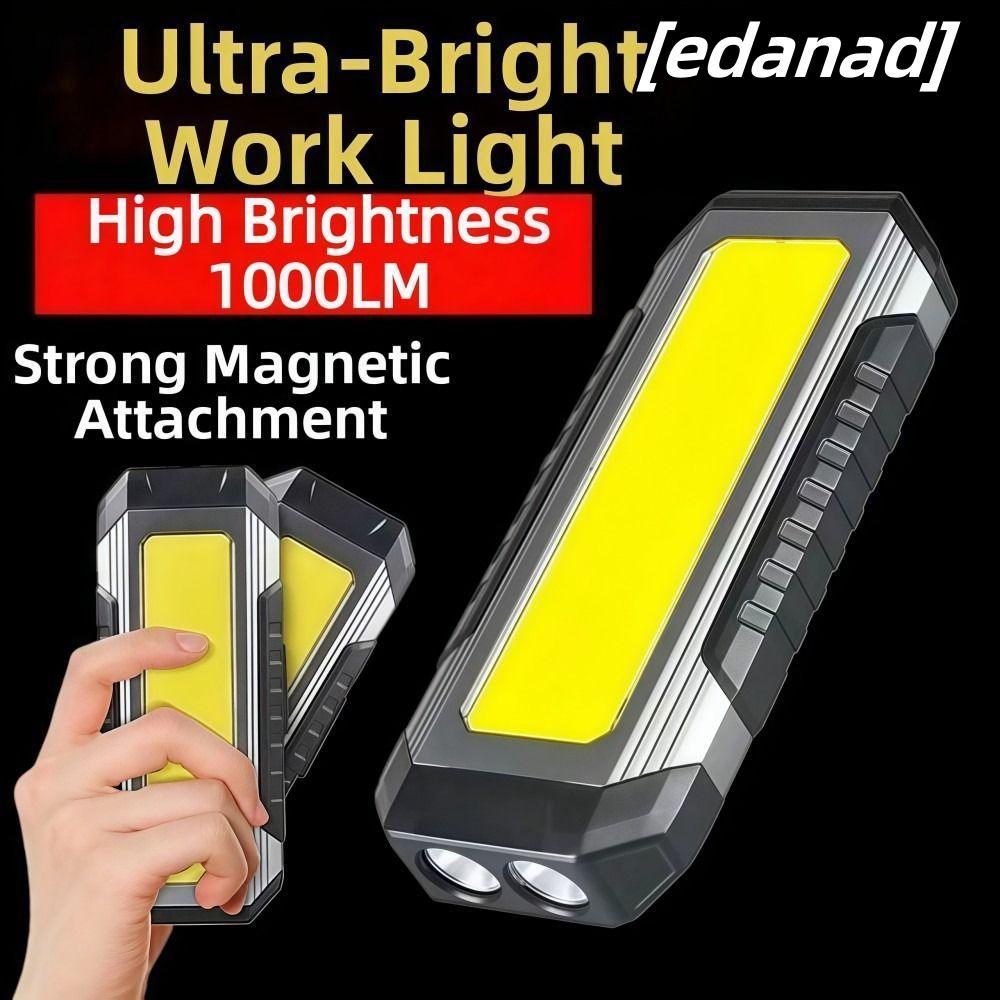 ไฟฉายแม่เหล็ก LED 4000mAh กันน้ำ พร้อมโหมดแสงหลากหลาย เหมาะสำหรับการแค้มปิ้งและเปิดใช้งานกลางคืน