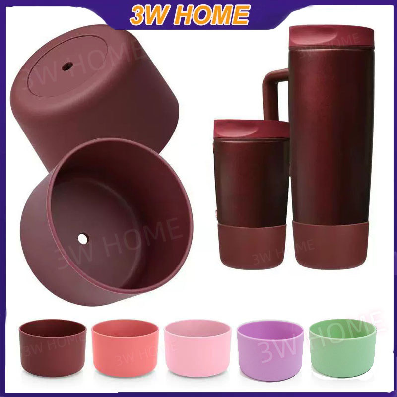 ขวดน้ําซิลิโคน Boot ใช้งานร่วมกับ Owala SmoothSip Slider แก้วกาแฟ 12oz 20oz/ 24oz พร้อมที่จับ, ป้องกัน Anti-Slip ด้านล่างสําหรับ Travel แก้วกาแฟอุปกรณ์เสริม